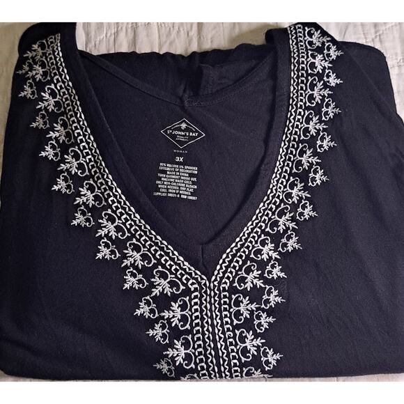 Women's Plus Size St Johns Bay Black Dress Size 3X - Picture 8 of 8